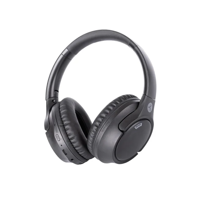 TechZone TZDJ02 audífono y auriculare Auriculares Inalámbrico y alámbrico Diadema Llamadas/Música USB Tipo C Bluetooth Negro