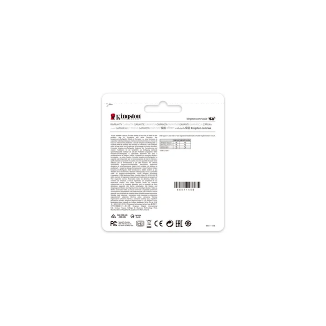 Kingston Technology DataTraveler 70 unidad flash USB 64 GB USB Tipo C 3.2 Gen 1 (3.1 Gen 1) Negro image 10