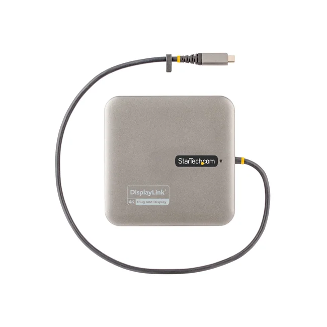StarTech.com Adaptador Multipuertos USB C - HDMI Doble 4K 60Hz - Hub USB 10Gbps de 2 Puertos USB-C/USB-A - PD100W - GbE - SD - Dock de Viajes - Docking Station image 9