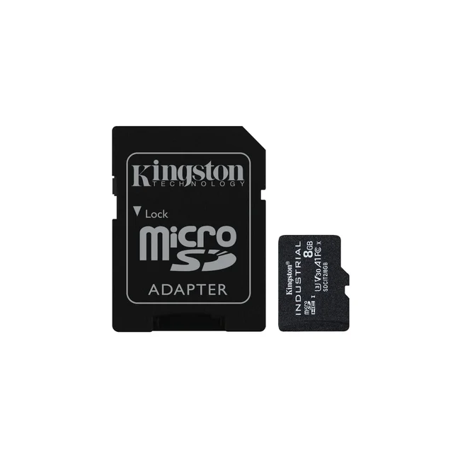 Kingston Technology Industrial 8 GB MicroSDHC UHS-I Clase 10