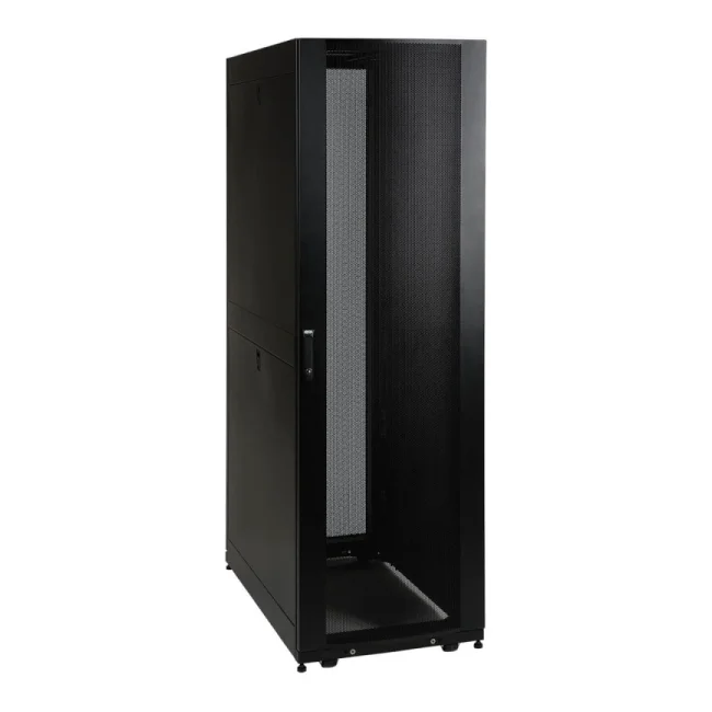Tripp Lite SR42UB Gabinete de Profundidad Estándar SmartRack de 42U con Puertas y Paneles Laterales