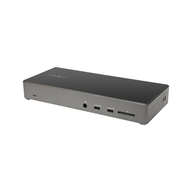StarTech.com Docking Station USB C - Dock USB Tipo C para 3 Monitores 4K - Power Delivery de 100W - DP 1.4 Modo Alt y DSC, 2 Puertos DisplayPort 1.4/HDMI 2.0 - 6 Puertos USB (2x 10Gbps), SD - Windows/Chrome