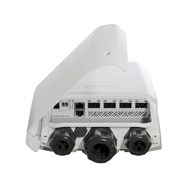Mikrotik CRS504-4XQ-OUT dispositivo de redes Gestionado L3 Fast Ethernet (10/100) Energía sobre Ethernet (PoE) 1U Blanco image 6