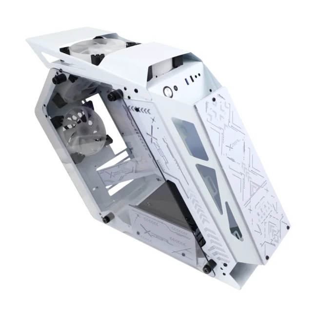 XZEAL XZGAIRRGBW gabinete de computadora Escritorio Blanco image 6