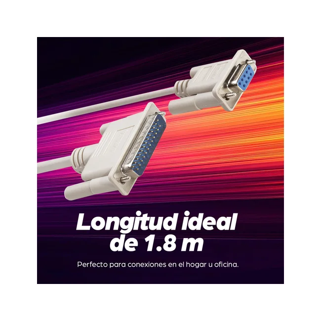 Manhattan 314770 cable serial Gris 1.8 m DB-9 DB-25 image 9