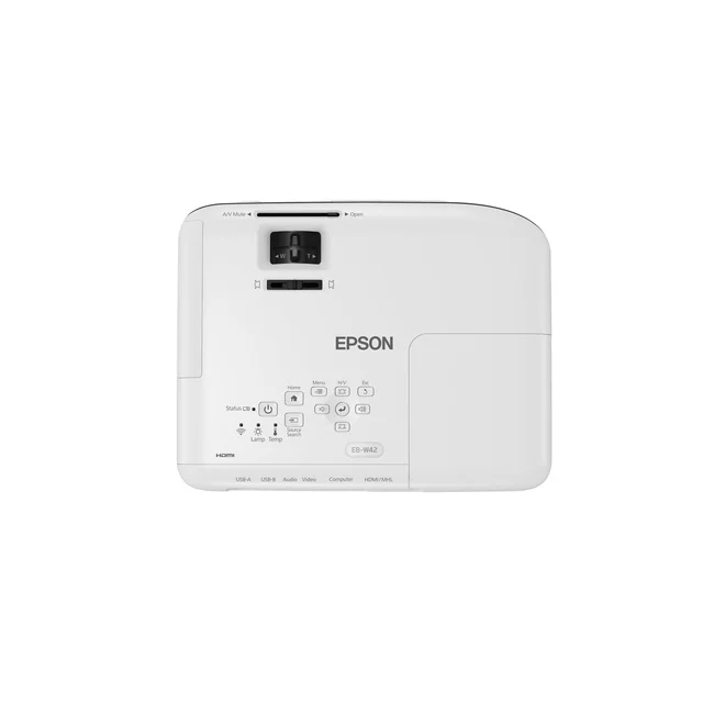 Epson PowerLite W52+ Proyector de alcance estándar 4000 lúmenes ANSI 3LCD WXGA (1280x800) Negro, Blanco image 7