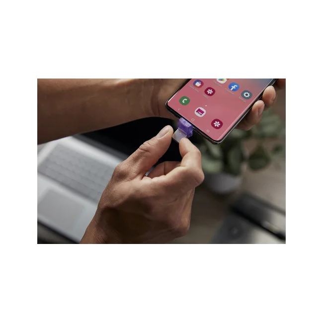 Kingston Technology DataTraveler microDuo 3C unidad flash USB 128 GB USB Type-A / USB Type-C 3.2 Gen 1 (3.1 Gen 1) Acero inoxidable, Púrpura image 8