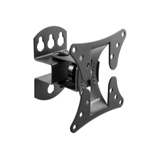 Manhattan Soporte de pared con pivote para pantalla de 13" a 32". Sujeta una pantalla o monitor de 13" a 32" de hasta 30 kg (66 lbs.), +/- 20° de inclinación, +/-30° de giro, soporte de un solo perno (pivote), negro image 10