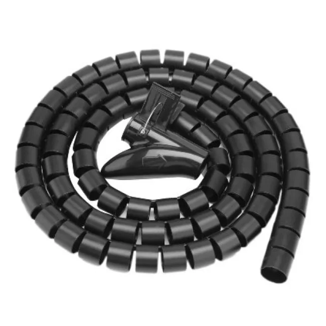 BRobotix 263533 organizador de cables Escritorio Tubo flexible para cable Negro 1 pieza(s) image 2