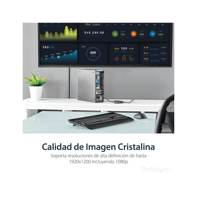 StarTech.com Adaptador Convertidor de Video DisplayPort a HDMI - Cable DP Pasivo - 1920x1200 image 13