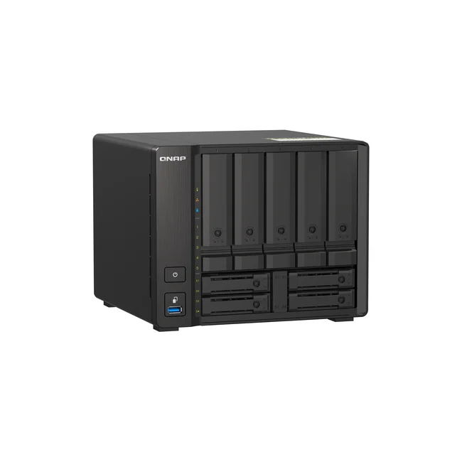 QNAP TS-h973AX NAS Tower Ryzen Embedded V1500B 8 GB DDR4 0 TB QuTS hero Negro image 5