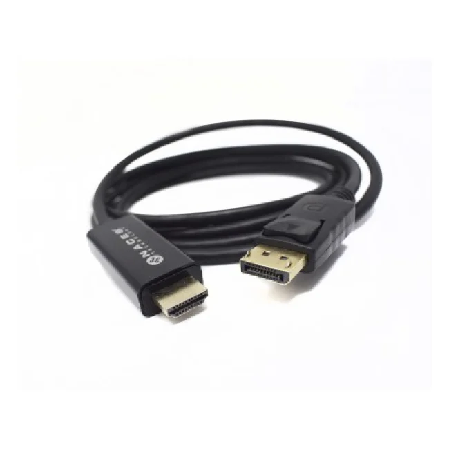 Naceb Technology NA-0106 adaptador de cable de vídeo 1.8 m HDMI Tipo A (Estándar) DisplayPort Negro image 6