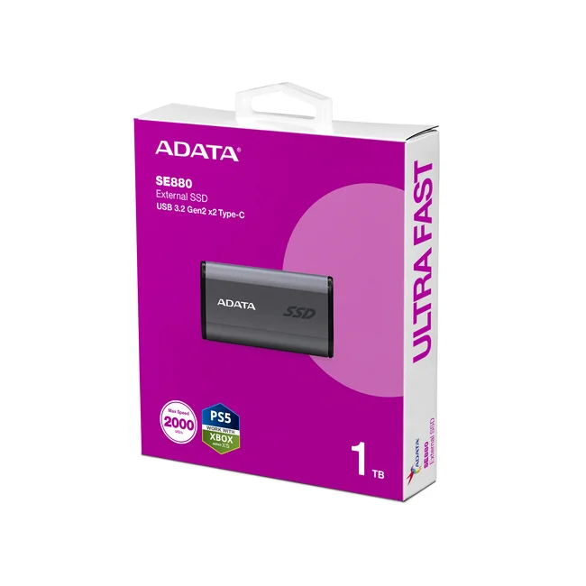 ADATA SE880 1 TB USB Tipo C 3.2 Gen 2 (3.1 Gen 2) Gris image 11