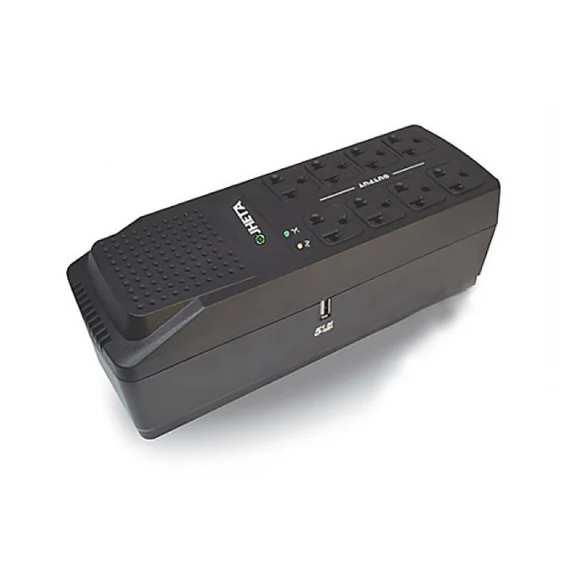 Jheta AVR 1200 regulador de voltaje 8 salidas AC 120 V Negro image 3