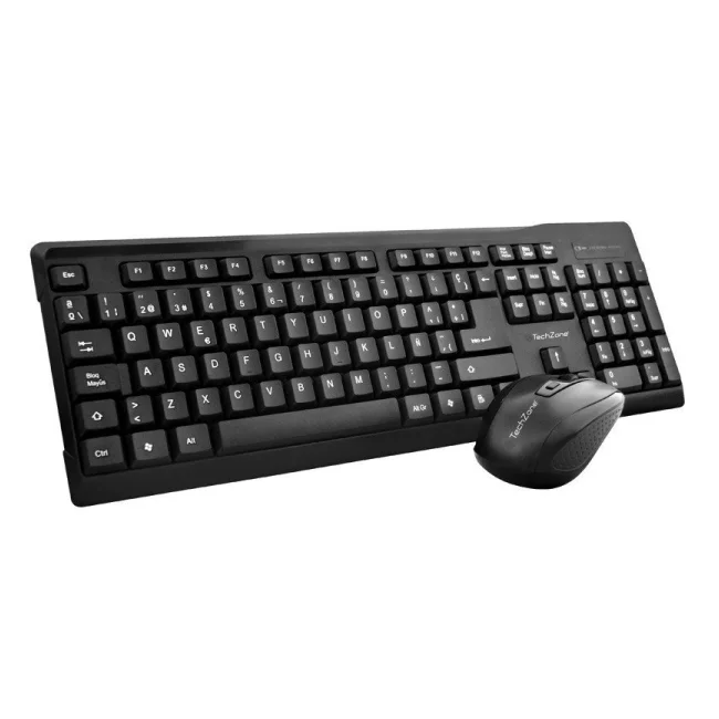 TechZone TZ16COMB01-INA teclado Ratón incluido RF inalámbrico Negro image 4