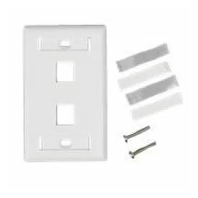 Belden AX102655 placa de pared o cubierta de interruptor Blanco