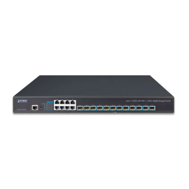 PLANET XGS-6350-12X8TR dispositivo de redes Gestionado L3 Gigabit Ethernet (10/100/1000) 1U Negro image 5