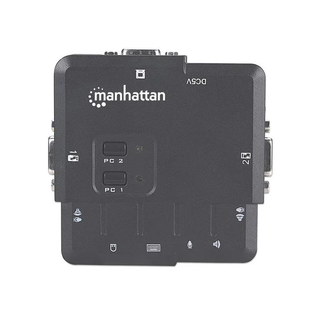 Manhattan Switch KVM Compacto de 2 Puertos image 13