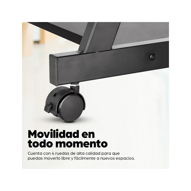 Manhattan Escritorio compacto para computadora, con bandeja deslizable para teclado image 18