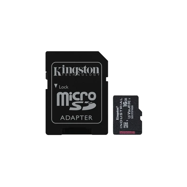 Kingston Technology Industrial 16 GB MicroSDHC UHS-I Clase 10