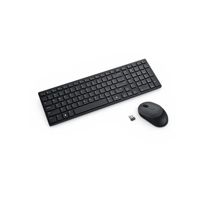 DELL Teclado y mouse compactos y silenciosos Pro - KM555 - Español de Latinoamérica