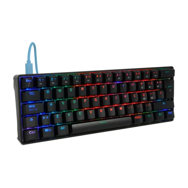 Game Factor KBG560 teclado USB QWERTY Español Negro image 7