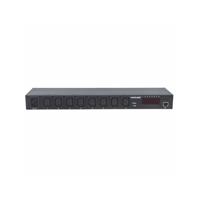 Intellinet Barra multicontactos de 8 salidas para montaje en rack de 19" image 8