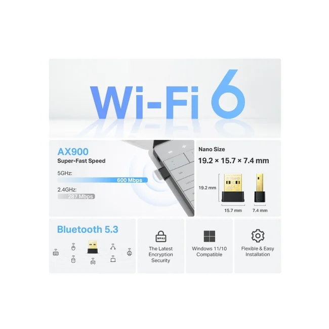TP-Link Archer TX10UB Nano Bluetooth 600 Mbit/s image 5