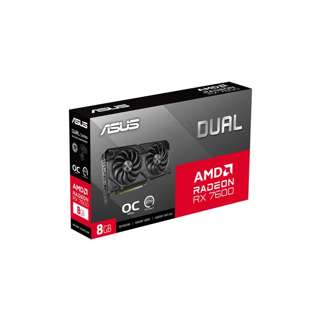 ASUS Dual -RX7600-O8G-EVO AMD Radeon RX 7600 8 GB GDDR6 image 15