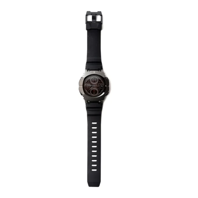 Perfect Choice PC-270188 reloj inteligente y deportivo 5.11 cm (2.01") AMOLED 45 mm Híbrido 240 x 296 Pixeles Pantalla táctil Negro image 5