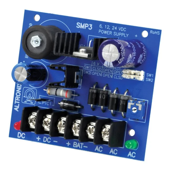 Altronix SMP3 adaptador e inversor de corriente Interior Azul