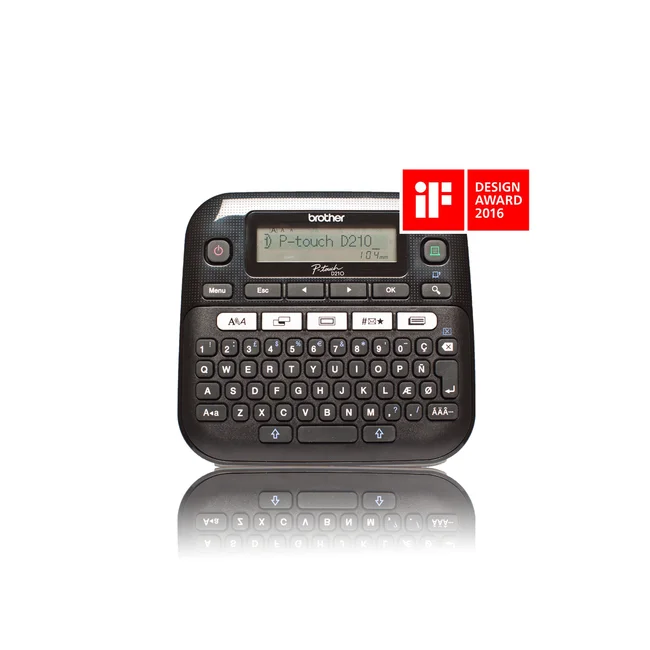 Brother PT-D210 impresora de etiquetas Transferencia térmica 180 x 180 DPI 20 mm/seg QWERTY