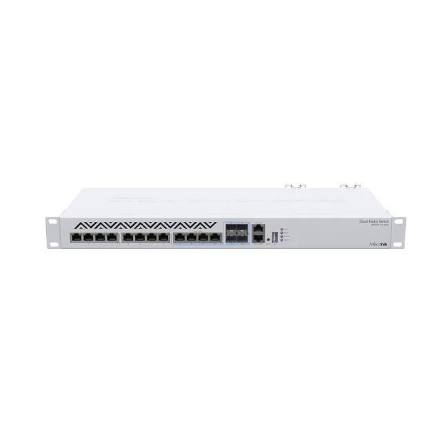 Mikrotik CRS312-4C+8XG-RM dispositivo de redes Gestionado L3 10G Ethernet (100/1000/10000) 1U Blanco