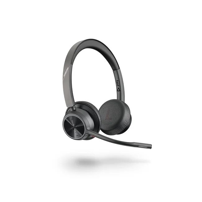 HP Poly Auriculares USB-A estéreo Poly Voyager 4320 UC + adaptador USB-A BT700 + soporte de carga image 6