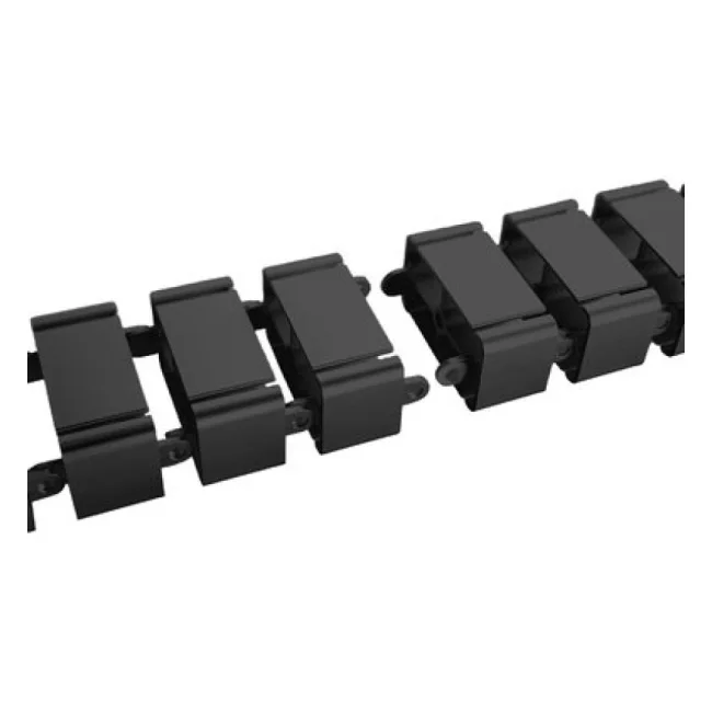 BRobotix ORGANIZADOR DE CABLES EN VERTICAL ARTICULADO NEGRO image 5