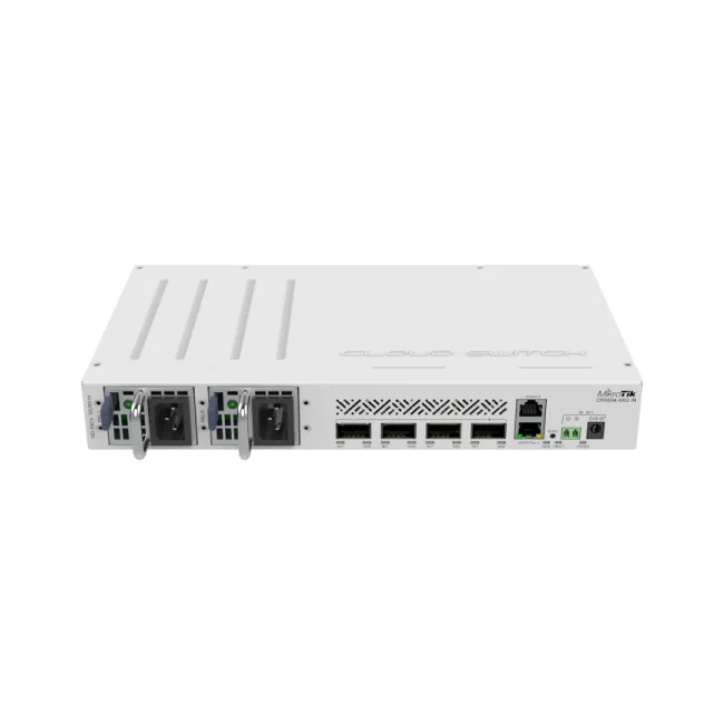 Mikrotik CRS504-4XQ-IN dispositivo de redes Gestionado Fast Ethernet (10/100) Energía sobre Ethernet (PoE) Blanco image 3