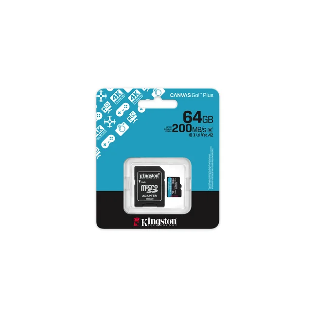 Kingston Technology Canvas Go! Plus 64 GB MicroSD UHS-I Clase 10 image 8