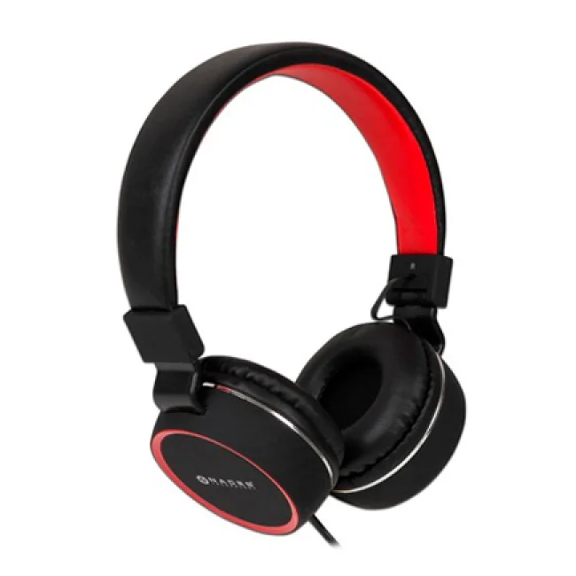 Naceb Technology NA-0310R audífono y auriculare Audífonos Alámbrico Diadema Llamadas/Música Rojo image 2
