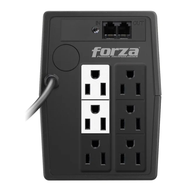 Forza Power Technologies NT-511 sistema de alimentación ininterrumpida (UPS) 0.5 kVA 250 W 6 salidas AC image 3