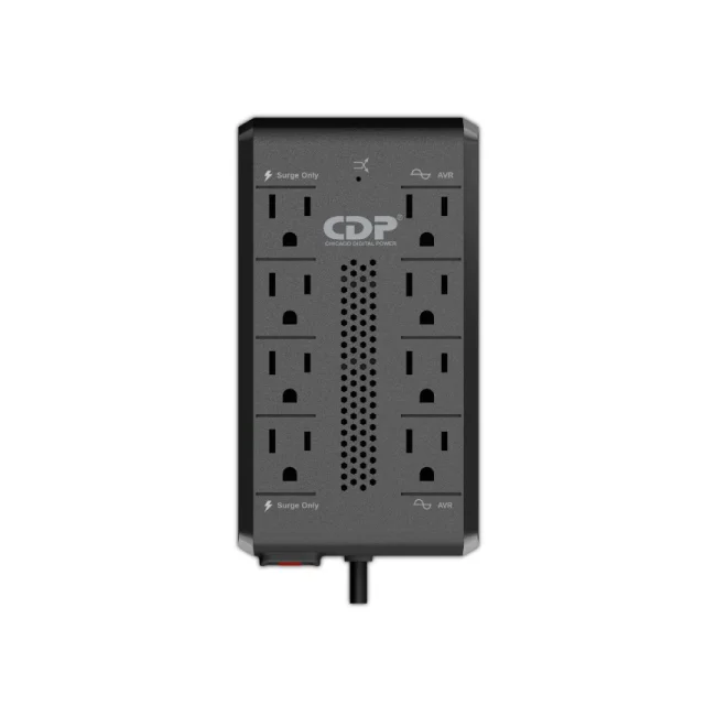 CDP RAVR1408 regulador de voltaje 8 salidas AC 85 V Negro image 7