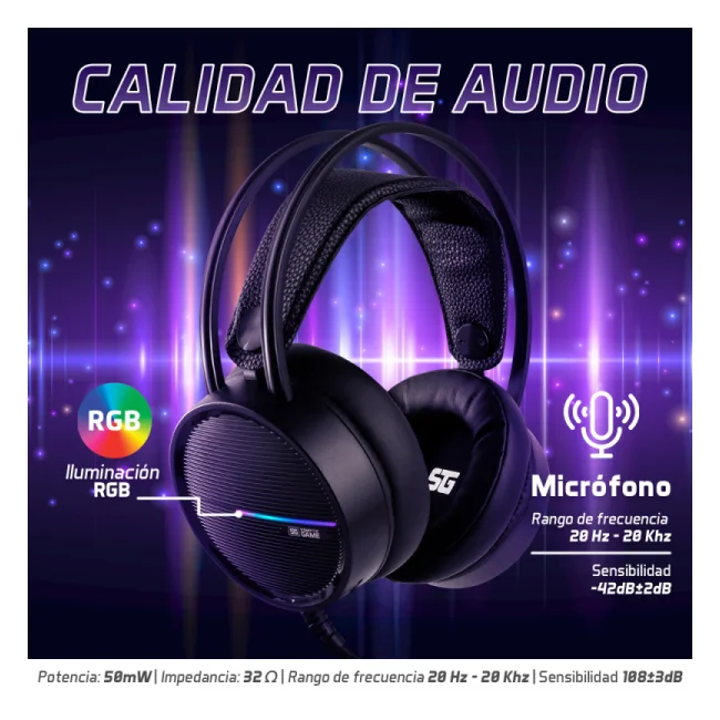 Vorago HS-502 audífono y auriculare Auriculares Alámbrico Banda para cuello Juego Negro image 20