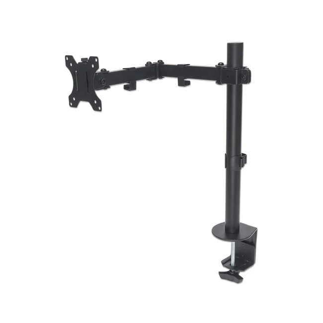 Manhattan Soporte para un monitor, de escritorio, movimiento de brazos de doble articulación
