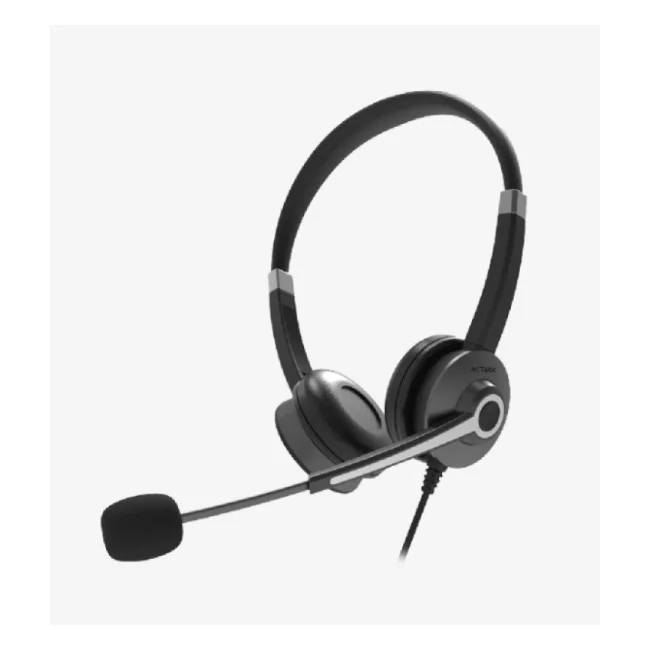 Acteck Audífonos USB con Micrófono Flexible On Ear Centric Pro HP640 Elite Series - Auriculares Alámbrico Diadema Oficina/Centro de llamadas USB tipo A Negro image 7