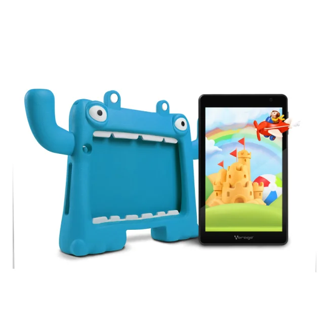 Vorago TABLET PAD-8-KIDS 8 PULGADAS ANDROID 13 QUADCORE 4GB 64GB IPS 2MP 5MP WIFI BT GMS FUNDA AZUL -