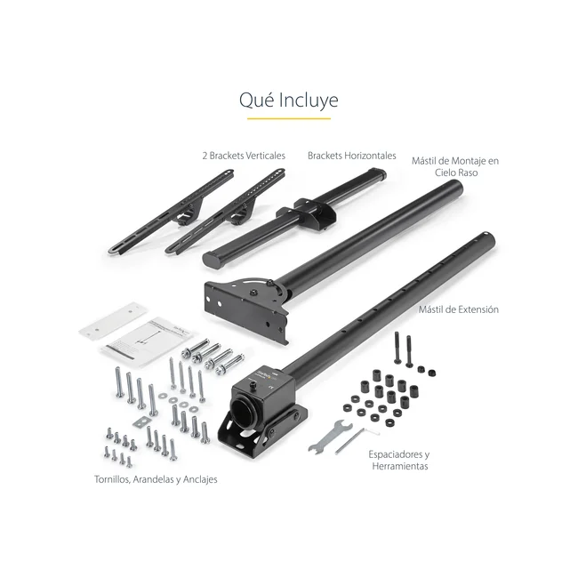 StarTech.com Soporte de Techo para TV - Mástil de 3,5' a 5' image 18