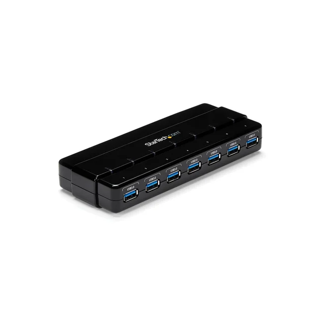 StarTech.com Concentrador USB 3.0 de 7 Puertos - 5Gbps - Hub de Escritorio