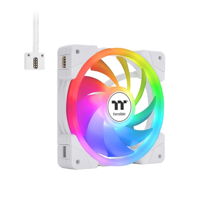 Thermaltake SWAFAN EX12 ARGB Gabinete de la computadora Enfriador de aire 12 cm Blanco 3 pieza(s) image 3