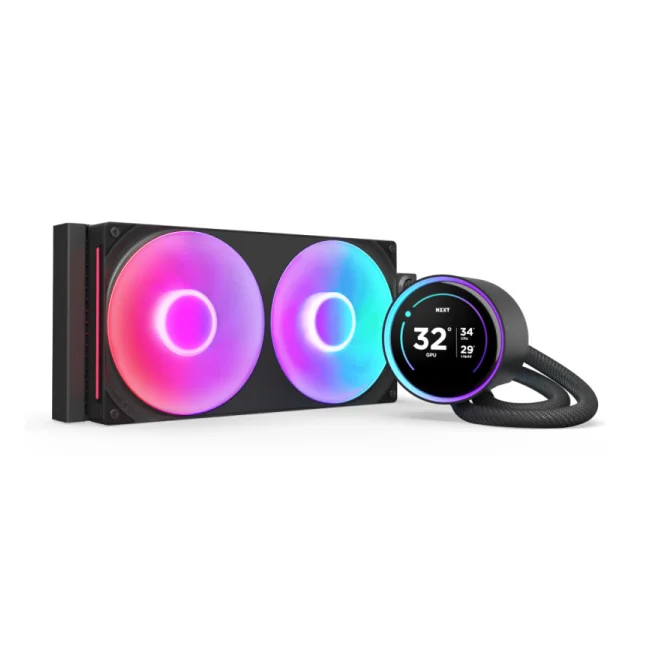 NZXT Kraken Elite 280 RGB Procesador Refrigerador de líquidos todo en uno 14 cm Negro 1 pieza(s)