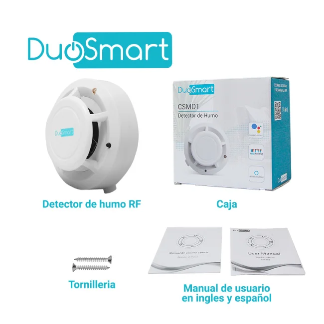 DuoSmart CSMD1 detector de humo inteligente Interconectables Conexión inalámbrica image 12