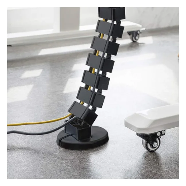 BRobotix ORGANIZADOR DE CABLES EN VERTICAL ARTICULADO NEGRO image 7